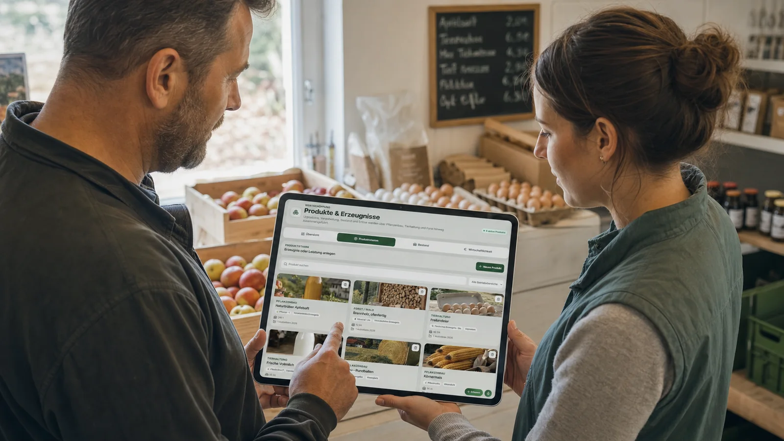 Hofteam führt Produkte und Erzeugnisse gemeinsam in HofPilot weiter